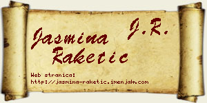 Jasmina Raketić vizit kartica